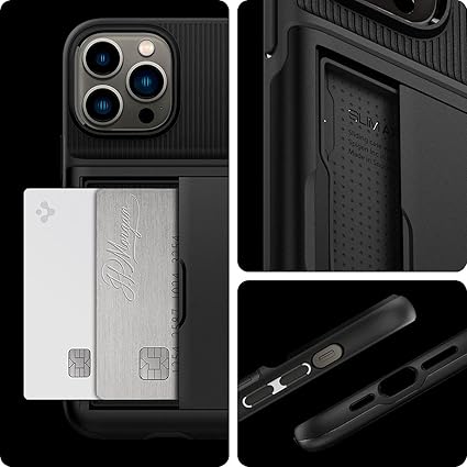 Spigen Slim Armor CS Designed for iPhone 13 Pro Case (2021) - Black