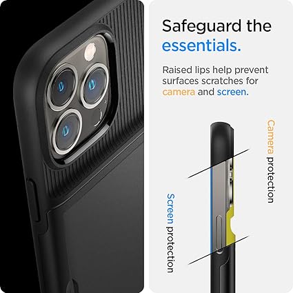 Spigen Slim Armor CS Designed for iPhone 13 Pro Case (2021) - Black